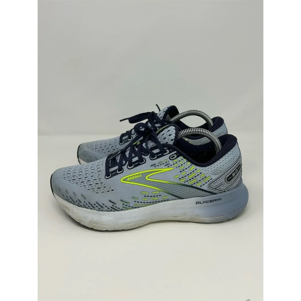 Brooks Glycerin 20 Women's Running Shoes Blue Colorblock Lace-Up Size 10